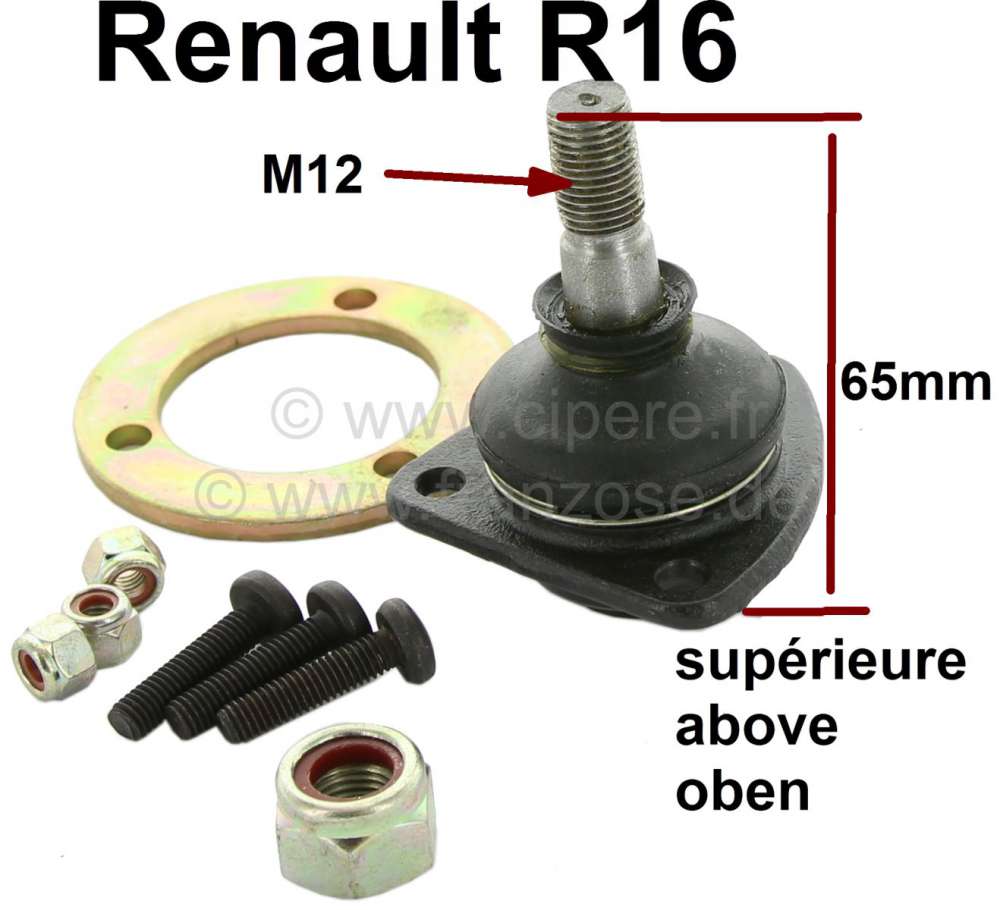 Rotule de Suspension Master III RENAULT-401613416R+401606563R - Boucherit  AUTO