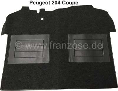 Tapis De Sol Peugeot 204 Coupé Moquette Bouclette Gris Foncé