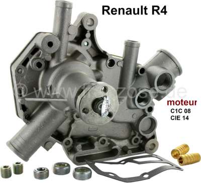 Pompe à Eau Renault 4l 10 Tl De 1986 à 1990 Type R112c