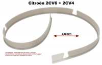 citroen 2cv ailes arriere baguette daile joint en plastique gris entre aile P16043 - Photo 1