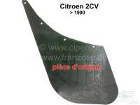 Citroen-2CV - bavette d'aile avant, 2CV dernier modèle, sans tôle, droite et gauche identiques, pièce