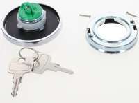Alle - bouchon de réservoir d'essence à clé, Citroën 2CV, Dyane, DS, HY, refabrication, chrom