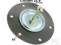 Sonstige-Citroen - Membrane pompe à essence à 6 vis, n° d'origine: A1738A, 2CV4/2CV6, diam 75mm, entraxe 6