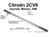 Citroen-2CV - tige d´entrainement de pompe à essence, Citroën 2CV6, Dyane 6, Mehari, fabrication de t