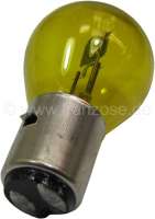 Citroen-2CV - ampoule 12volts, culot Ba20d, 40/45 Watt, couleur jaune