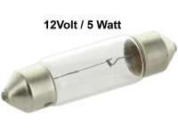 Sonstige-Citroen - ampoule 12volts, ampoule navette, 5 Watt, dimensions:11x38mm, SV8,5, pour lanterne de Peug
