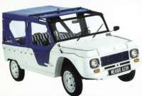 Citroen-2CV - autocollant, Méhari Azur, série limitée de 1983 à 1987