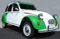 autocollant 2cv série spéciale, Citroën 2cv, Dolly, kit complet, vert Bambou