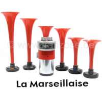 Citroen-2CV - klaxon 12 volts, fanfare pneumatique 