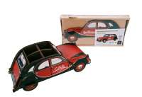 Citroen-2CV - pot à crayons 2cv Citroën, fabrication en bois avec impression publicitaire. Produit mad