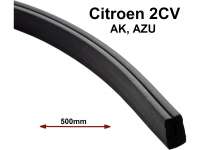 Citroen-2CV - bande caoutchouc entre support de batterie et tablier, 2CV, AK, longueur env. 50cm