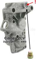 Citroen-2CV - couvercle de boîte de vitesse, Citroen 2CV6, Dyane, carter arrière avec possibilité de 