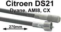 Citroen-2CV - rallonge sup. de câble de compteur, Dyane + Ami 8, CX, 270mm