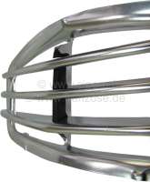 Citroen-2CV - calandre, Citroën 2cv, grille de calandre aluminium 3 traverses, montage d'origine jusque