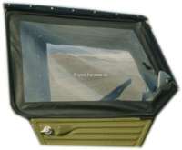 capote, Méhari, noir, pour porte avant droite