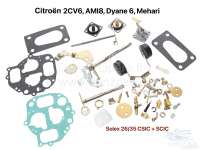 citroen 2cv carburateurs joints carburateur kit reparation double corps P10708 - Photo 1
