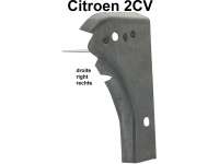 Citroen-DS-11CV-HY - tôle de renfort droite du fond de coffre au panneau de feux arrières, 2CV. Made in Europ