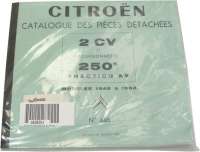 citroen 2cv catalogues pieces detachees catalogue fourgonnette 250k P18202 - Photo 1