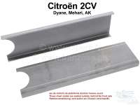 Citroen-2CV - jeu de renforts de plateforme derrière l'essieu avant, 2CV, châssis d'origine. Made in G