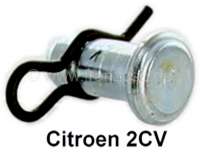 Citroen-2CV - axe de fixation du volet d'aération sous pare-brise à la biellette, 2CV. Diamètre : 5,0