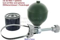Citroen-DS-11CV-HY - clé de filtre à huile universelle, applique aussi pour démonter les sphères de suspens