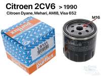 Citroen-2CV - filtre à huile, Citroën 2CV, pièce d'origine Valeo - MecaFilter-Purflux, pour 2CV aprè