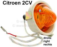 citroen 2cv clignotants eclairage interieur clignotant droit support P14369 - Photo 1