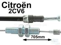 Citroen-2CV - câble d'embrayage, Citroën 2CV6, Acadiane, Méhari jusque fin de production, longueur: 7