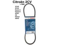 Citroen-2CV - courroie, Citroën 2CV4 et 2CV6 jusque fin de production, dimensions: 9,5 x 762mm