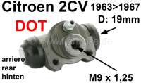 citroen 2cv cylindres frein arriere cylindre roue 1963 a 1967 P13081 - Photo 1
