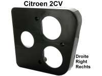 Citroen-2CV - rehausse de feu arrière droite, 2CV, noir, n° d'origine 95563395JE