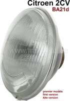 Citroen-2CV - reflecteur de phare pour ampoule à baïonnettes BA21d (3 pointes), Citroën 2CV premiers 