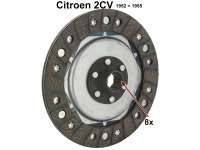 citroen 2cv embrayage disque dembrayage 1952 a 1955 8 cannelures P10332 - Photo 1