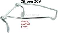 Citroen-2CV - entrebailleur de glace mobile de porte avant, Citroën 2CV, AK, AZU, refabrication en Inox