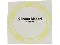 citroen 2cv filtres a air autocollant filtre lautrette mehari P17527 - Photo 1