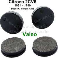 Sonstige-Citroen - plaquettes de frein à main Ferodo / Valeo, 2CV équipées de freins à disques, GS 1,0l.,