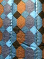 Renault - garnitures de sièges bleues, Citroën 2cv, jeu complet (avant + arrière), dossiers asym�