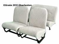 Renault - garnitures de sièges Charleston, Citroën 2CV Charleston, jeu complet (avant + arrière),