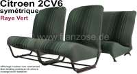 citroen 2cv habillages sieges jeux complets garnitures jeu complet P18648 - Photo 1
