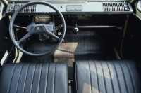 Citroen-2CV - garnitures de sièges noires, Citroën 2cv, jeu complet (avant + arrière), dossiers symé