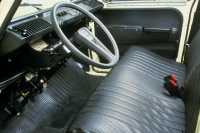 Alle - garnitures de sièges noires, Citroën 2cv, jeu complet (avant + arrière), banquettes ava