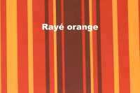 Renault - garnitures de sièges orange, Citroën 2cv, jeu complet (avant + arrière), dossiers asym�