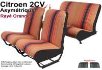 citroen 2cv habillages sieges jeux complets garnitures orange P18803 20260520171631 - Photo 1