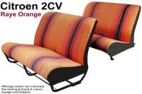 citroen 2cv habillages sieges jeux complets garnitures orange P18804 20260520171706 - Photo 1