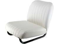 Citroen-2CV - siège avant, Citroën Méhari, skai blanc, siège avant gauche