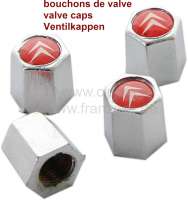 Sonstige-Citroen - bouchons de valve logo Citroën, le jeu de 4