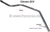 Citroen-2CV - échappement, 4ème partie, Citroën 2CV6 et Dyane, tube de sortie, en Inox, refabrication