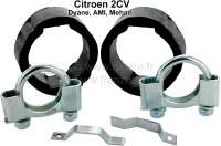 Citroen-2CV - kit complet de fixations de silencieux, 2CV4, 2CV6