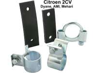 Citroen-2CV - kit complet de fixations de tube de sortie 2CV4, 2CV6