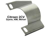 Citroen-2CV - tôle de protection sur l'échappement, Citroën 2CV, protection du câble de frein à mai